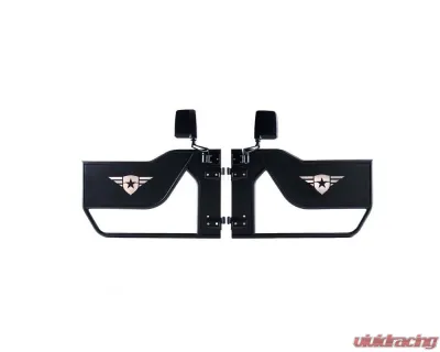 Combat Off Road Half Doors Front Steel Pair Jeep Wrangler 2018-2023|Gladiator 2020-2023 - 15-1046
